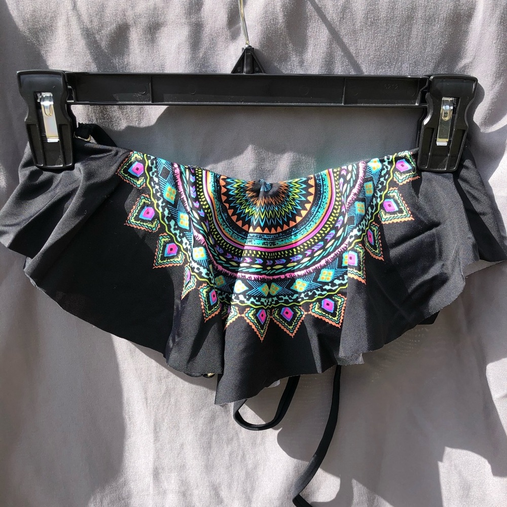 Aztec Print Bandeau Bikini Top